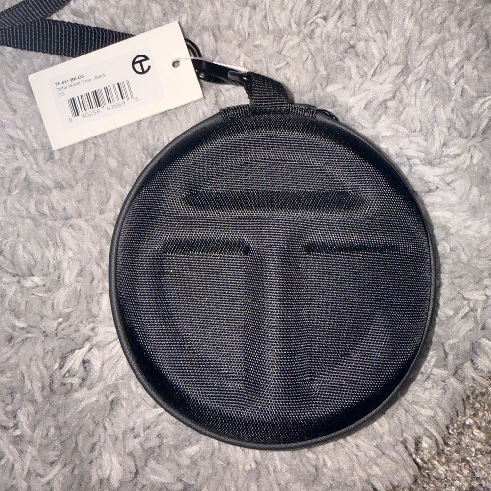 Telfar Medium Black Pill Circular Crossbody Bag